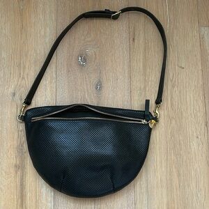 Black perforated Clare v grande Fanny